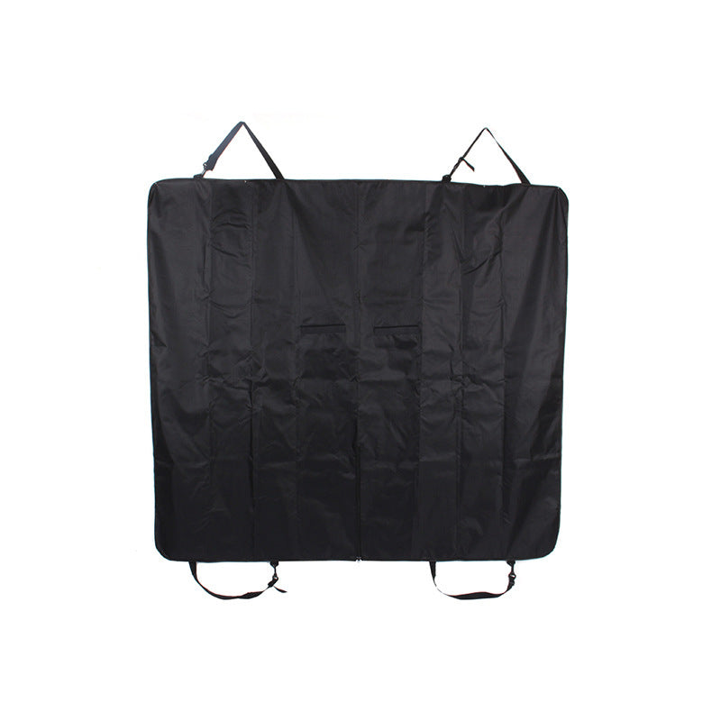HKM-974611 Waterproof Pet Car Mat for All Seasons - Universal Fit for Five-Seater Vehicles, Black