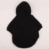 HKM-032147 Cozy Cotton Fleece Hooded Sweater for Dogs - Stylish Winter Jacket