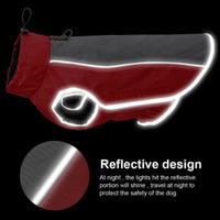 HKM-230547 Reflective Waterproof Dog Jacket for Cold Weather ¨C Winter Coat for Small to Large Breeds