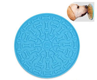 HKM-525395 Pet Silicone Slow Feeding Licking Mat with Suction Cups for Dogs, Ideal for Bath & Meal Time Use, 16cm or 21cm Size Options