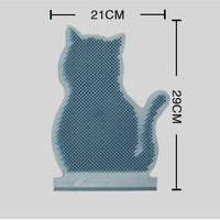 HKM-151187 Cat Hair Removal and Massage Brush - PE Material, Colorful Design, Lightweight and Effective Pet Grooming Tool