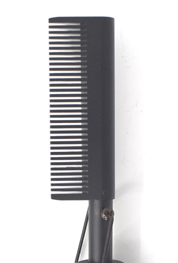 HKM-358739 Electric Hair Straightening and Curling Comb - Dry and Wet Use with Copper Teeth - 29.5cm