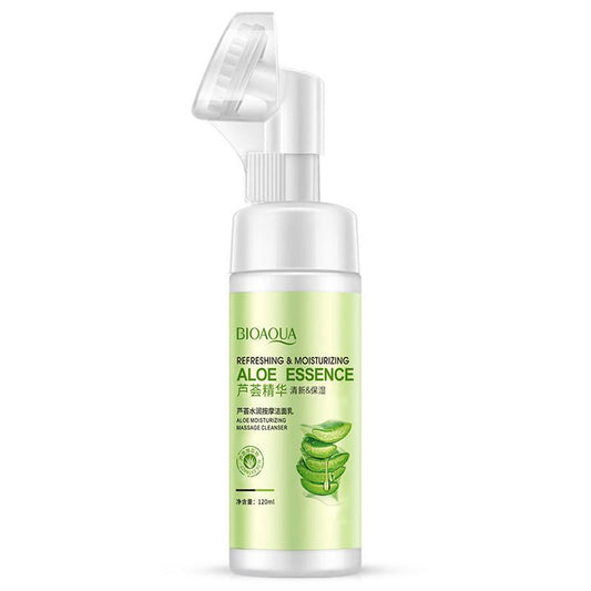 KTX-569107 Aloe Vera Moisturizing Cleansing Foam for Deep Skin Cleanse and Hydration - 120ml