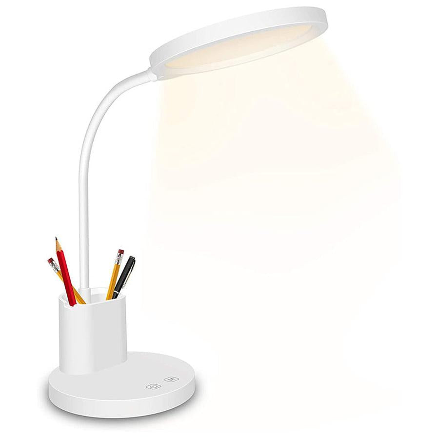 KTX-330451 Rechargeable Plug-in Bedside Lamp with 3 Color Modes and USB Charging Cable