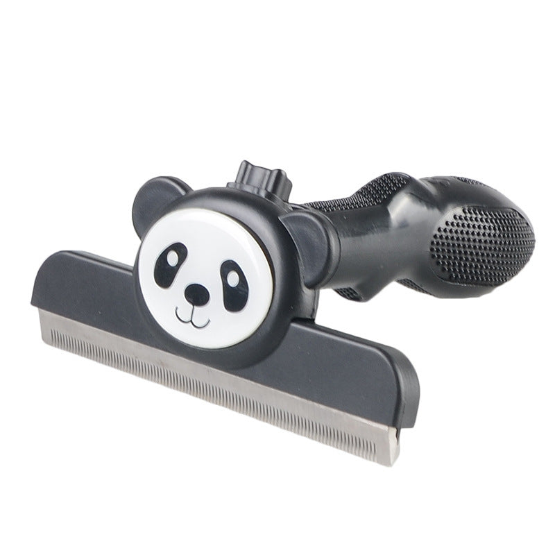 HKM-986195 Pet Hair Removal Comb - Ergonomic Design with Multiple Blade Lengths: S (5.5cm), M (7cm), L (10.5cm), XL (13cm), Handle Length 13.5cm