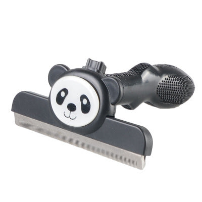 HKM-986195 Pet Hair Removal Comb - Ergonomic Design with Multiple Blade Lengths: S (5.5cm), M (7cm), L (10.5cm), XL (13cm), Handle Length 13.5cm