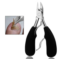 HKM-945107 5-Piece Stainless Steel Nail and Pedicure Tool Set with ABS Rubber Handles