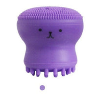 HKM-148051 Octopus-Shaped Silicone Facial Cleansing Brush for Manual Massage and Foaming Cleanse