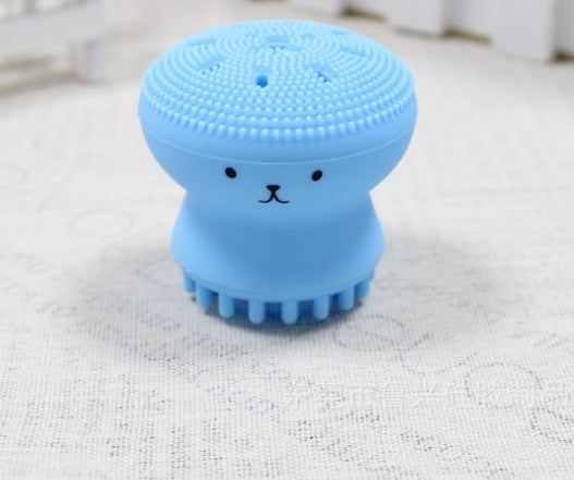 HKM-148051 Octopus-Shaped Silicone Facial Cleansing Brush for Manual Massage and Foaming Cleanse