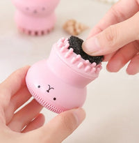 HKM-148051 Octopus-Shaped Silicone Facial Cleansing Brush for Manual Massage and Foaming Cleanse