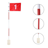 HKM-995539 Three-Section Golf Flagpole for Course Marking and Decoration