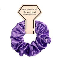 HKM-982419 Silk Satin Elastic Hair Rope for Women - Stylish and Functional Hair Accessory