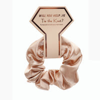 HKM-982419 Silk Satin Elastic Hair Rope for Women - Stylish and Functional Hair Accessory
