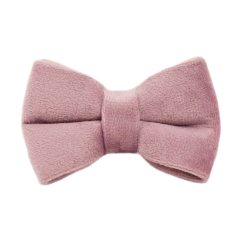 HKM-430931 Lovely Cat Bow and Bell Collar Set - Cotton Material with Cartoon Design - Available in S and L Sizes
