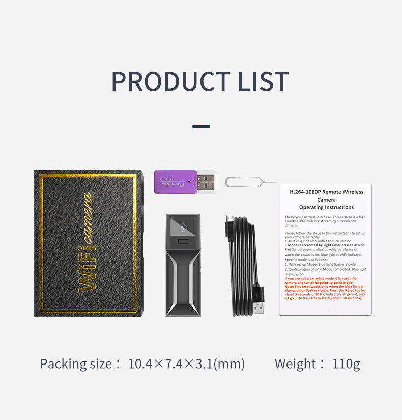 KTX-741267 HD WiFi Sports Camera for Smart Surveillance