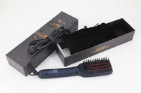 HKM-845587 MCH Ceramic Anion Hair Straightening Comb with LCD Display, 150C-230C Temperature Range, Suitable for All Hair Types