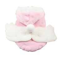 HKM-534035 Cozy Coral Fleece Flannel Coat with Angel Wings Design for All Sizes