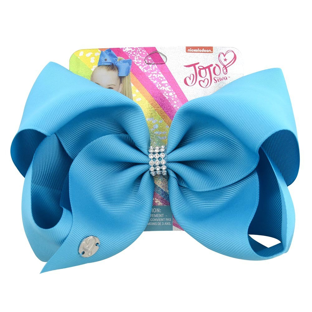 HKM-948499 Children's Bowknot and Curled Flower Duckbill Hairpin - 7.7CM Length, Individually Packaged