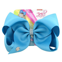 HKM-948499 Children's Bowknot and Curled Flower Duckbill Hairpin - 7.7CM Length, Individually Packaged
