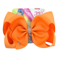HKM-948499 Children's Bowknot and Curled Flower Duckbill Hairpin - 7.7CM Length, Individually Packaged