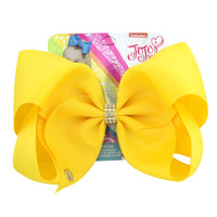 HKM-948499 Children's Bowknot and Curled Flower Duckbill Hairpin - 7.7CM Length, Individually Packaged