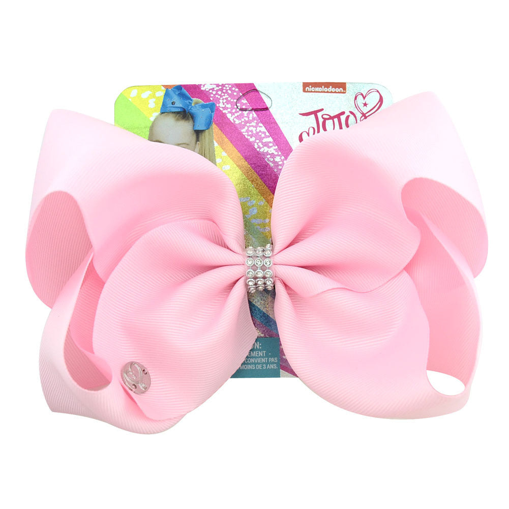 HKM-948499 Children's Bowknot and Curled Flower Duckbill Hairpin - 7.7CM Length, Individually Packaged