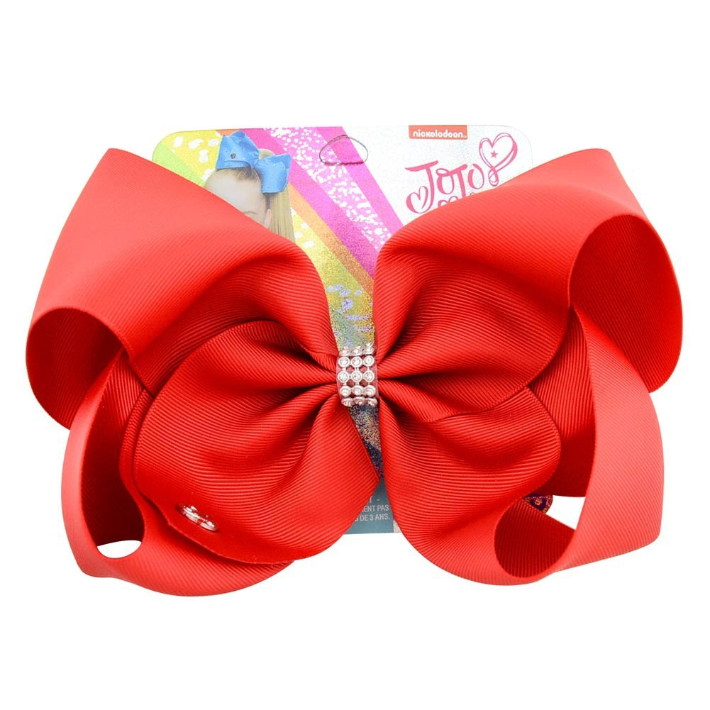HKM-948499 Children's Bowknot and Curled Flower Duckbill Hairpin - 7.7CM Length, Individually Packaged