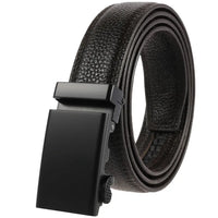 HKM-692243 Men's Alloy Automatic Buckle Belt - Model LY33-77783-5, Durable Fashion Accessory