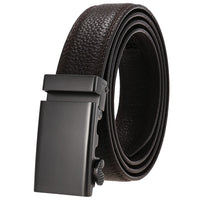 HKM-692243 Men's Alloy Automatic Buckle Belt - Model LY33-77783-5, Durable Fashion Accessory