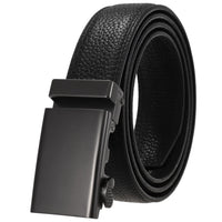 HKM-692243 Men's Alloy Automatic Buckle Belt - Model LY33-77783-5, Durable Fashion Accessory