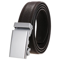 HKM-692243 Men's Alloy Automatic Buckle Belt - Model LY33-77783-5, Durable Fashion Accessory