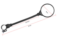 HKM-356307 Adjustable Bicycle Rearview Mirror for Enhanced Safety and Visibility