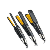 HKM-877203 Tourmaline Ceramic Dual-Use Hair Straightener and Curler, Adjustable Temperature for Wet and Dry Hair, 16MM-20MM Diameter