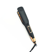 HKM-877203 Tourmaline Ceramic Dual-Use Hair Straightener and Curler, Adjustable Temperature for Wet and Dry Hair, 16MM-20MM Diameter