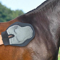 HKM-096851 Silicone Horse Massage Grooming Gloves for Gentle Bathing and Dehairing