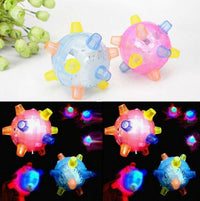 HKM-115091 Dancing Ball Glowing Toy for Dogs - Jumping Light-Up Toy for Interactive Play and Mental Stimulation