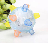 HKM-115091 Dancing Ball Glowing Toy for Dogs - Jumping Light-Up Toy for Interactive Play and Mental Stimulation