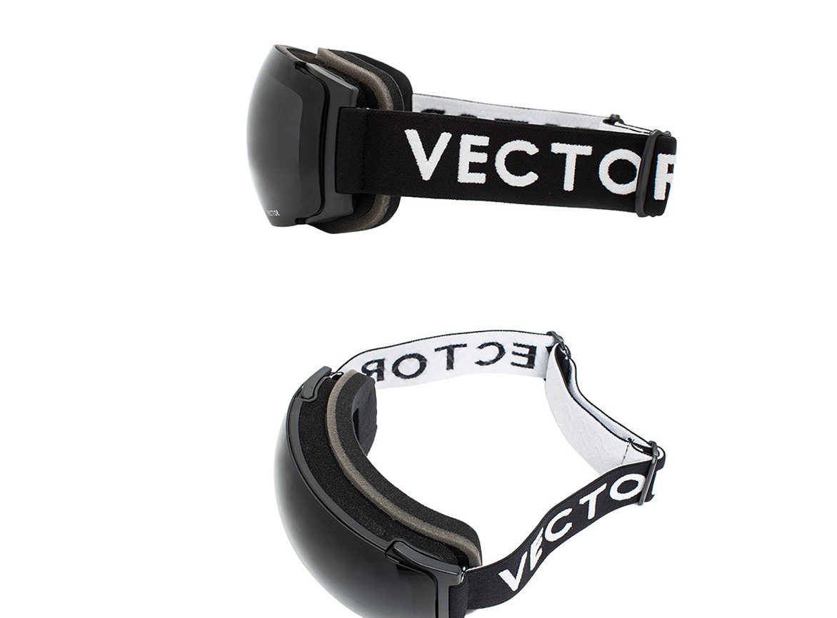 KTX-192979 Magnetic Anti-Fog Spherical Ski Goggles for All-Mountain Use