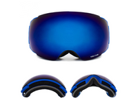 HKM-192979 Magnetic Anti-Fog Spherical Ski Goggles for All-Mountain Use