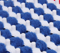 HKM-507475 Dog Slow Food Sniffing Mat - Shaker Velvet Chew Toy for Interactive Feeding