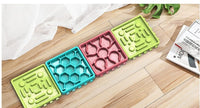 HKM-256339 Tricolor Plastic Pet Feeding Tray with Bowl for Dogs and Cats