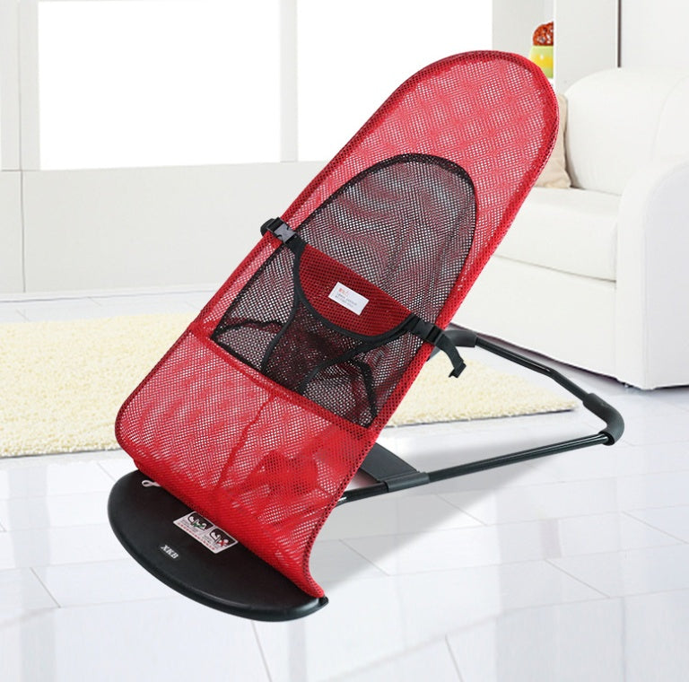 HKM-531987 Adjustable Folding Pet Bed Rocking Chair with Plush Fabric and Eco-Friendly Materials