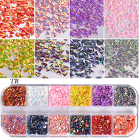 HKM-726931 Glitter Nail Polish Collection: Shell Powder, Laser Sequins, Chameleon Effects & More