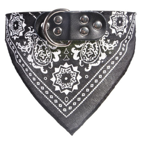 HKM-688467 Adjustable Microfiber Leather Dog Collar for Medium to Large Dogs - Soft and Durable Design in Black and Brown