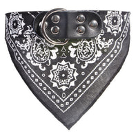 HKM-688467 Adjustable Microfiber Leather Dog Collar for Medium to Large Dogs - Soft and Durable Design in Black and Brown