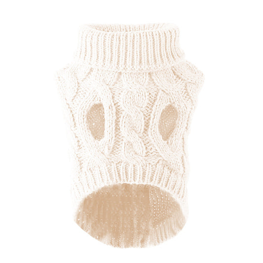 HKM-864339 Winter Pet Sweater for Small to Extra Large Dogs - Available in Multiple Colors