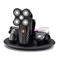 HKM-611091 Floating Electric Shaver with Ergonomic Design and 4D Double Ring Blade