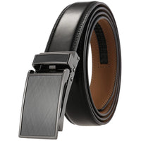 HKM-329491 30mm Men's Automatic Leather Belt with Alloy Buckle