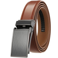 HKM-329491 30mm Men's Automatic Leather Belt with Alloy Buckle