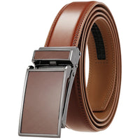 HKM-329491 30mm Men's Automatic Leather Belt with Alloy Buckle